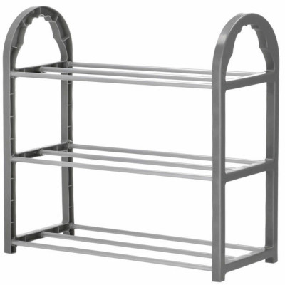 Botník 3 police SPRINGOS HA2011 sivý