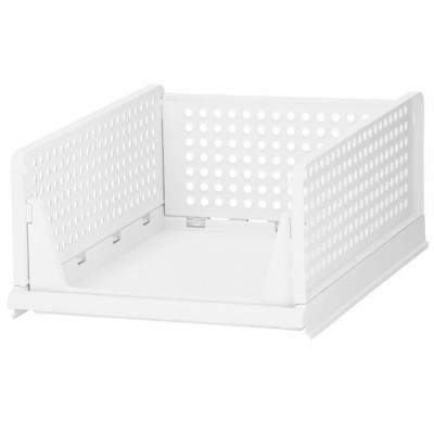 Multifunkčný stohovateľný organizér biely SPRINGOS HA2014