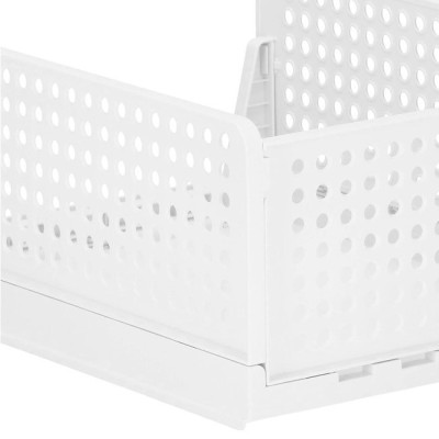 Multifunkčný stohovateľný organizér biely SPRINGOS HA2014