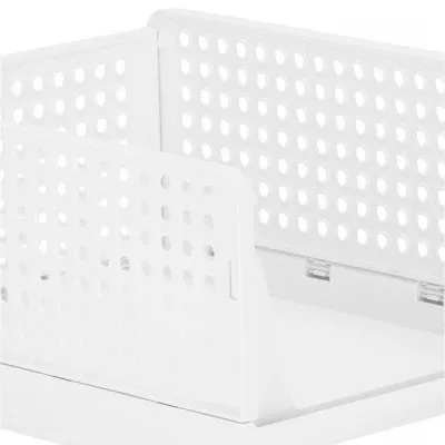 Multifunkčný stohovateľný organizér biely SPRINGOS HA2014