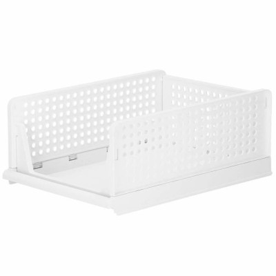 Multifunkčný stohovateľný organizér biely SPRINGOS HA2014