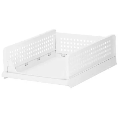 Multifunkčný stohovateľný organizér biely SPRINGOS HA2016