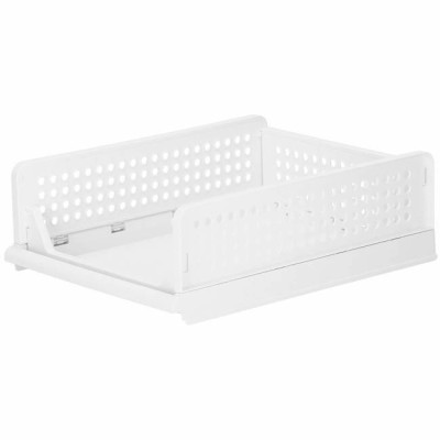 Multifunkčný stohovateľný organizér biely SPRINGOS HA2016