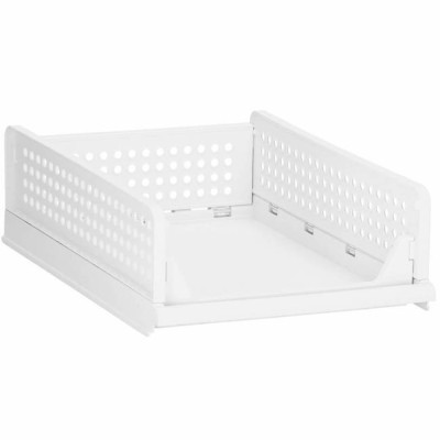 Multifunkčný stohovateľný organizér biely SPRINGOS HA2016