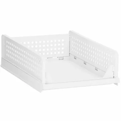 Multifunkčný stohovateľný organizér biely SPRINGOS HA2016