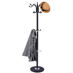 Stojanový vešiak SPRINGOS BARON čierny