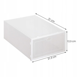 Úložný box 21x31x12 cm, priehľadný SPRINGOS HA3007