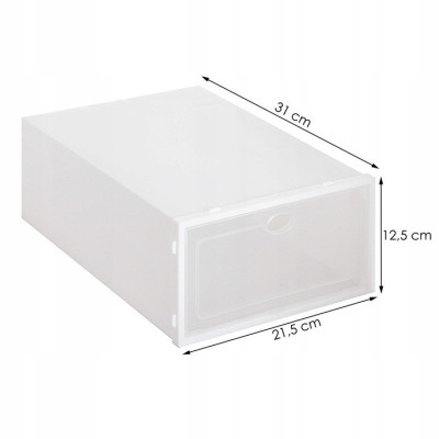 Úložný box 21x31x12 cm, priehľadný SPRINGOS HA3007