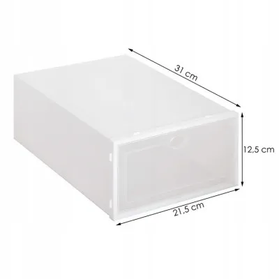 Úložný box 21x31x12 cm, priehľadný SPRINGOS HA3007