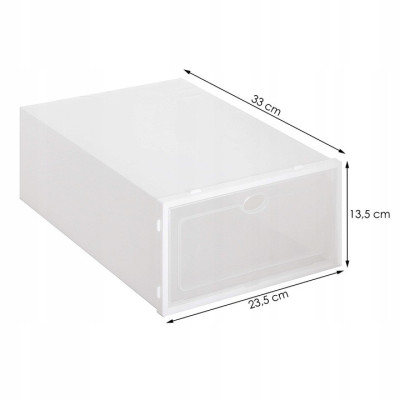 Úložný box 23x33x13 cm, priehľadný SPRINGOS HA3008