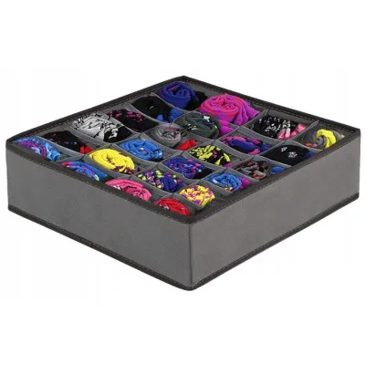 Organizér do zásuvky 24-dielny, šedý SPRINGOS HA3014