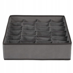 Organizér do zásuvky 24-dielny, šedý SPRINGOS HA3014