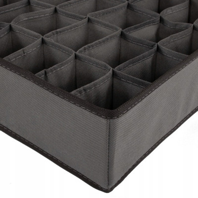 Organizér do zásuvky 24-dielny, šedý SPRINGOS HA3014