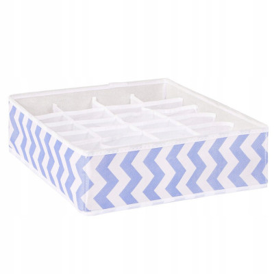 Organizér do zásuvky 24-dielny, modro-biely SPRINGOS HA3015