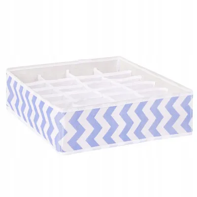 Organizér do zásuvky 24-dielny, modro-biely SPRINGOS HA3015