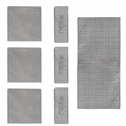 Úložný box so zásuvkami 30x30x30 cm SPRINGOS HA3018 sivý