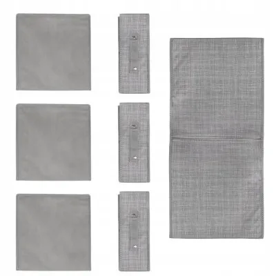 Úložný box so zásuvkami 30x30x30 cm SPRINGOS HA3018 sivý