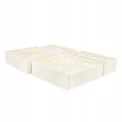 Organizéry do zásuvky sada 4ks, béžové SPRINGOS HA3023