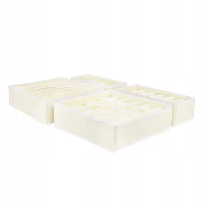 Organizéry do zásuvky sada 4ks, béžové SPRINGOS HA3023