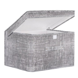 Úložný box 40x30x25 cm SPRINGOS HA3045 sivý