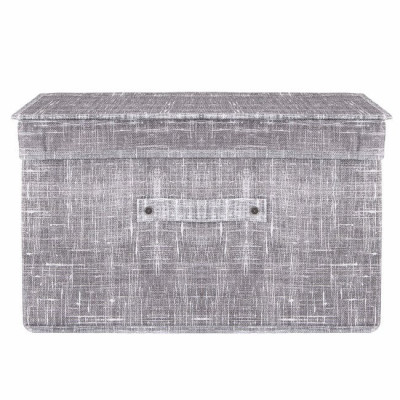 Úložný box 40x30x25 cm SPRINGOS HA3045 sivý