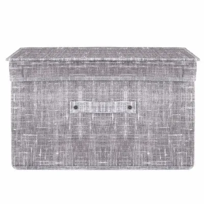 Úložný box 40x30x25 cm SPRINGOS HA3045 sivý