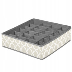 Organizér do zásuvky 24-dielny, šedo-biely SPRINGOS HA3054