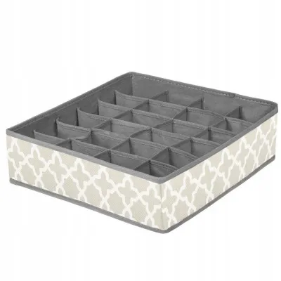 Organizér do zásuvky 24-dielny, šedo-biely SPRINGOS HA3054