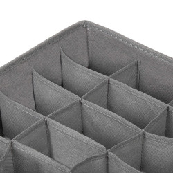 Organizér do zásuvky 24-dielny, šedo-biely SPRINGOS HA3054