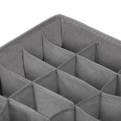 Organizér do zásuvky 24-dielny, šedo-biely SPRINGOS HA3054