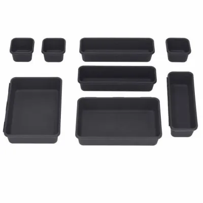 Organizéry do zásuvky sada 8ks, čierne SPRINGOS HA3056