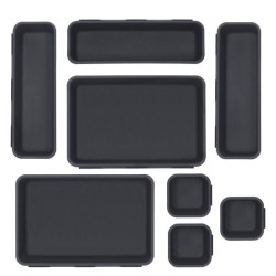 Organizéry do zásuvky sada 8ks, čierne SPRINGOS HA3056