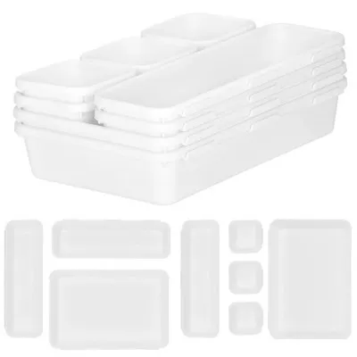 Organizéry do zásuvky sada 8ks, biele SPRINGOS HA3057