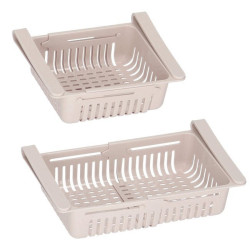 Nastaviteľná priehradka do chladničky ružová SPRINGOS HA3105