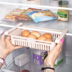 Nastaviteľná priehradka do chladničky ružová SPRINGOS HA3105