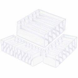 Organizéry do zásuvky sada 3ks, biele SPRINGOS HA3114