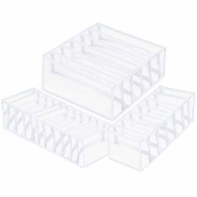 Organizéry do zásuvky sada 3ks, biele SPRINGOS HA3114