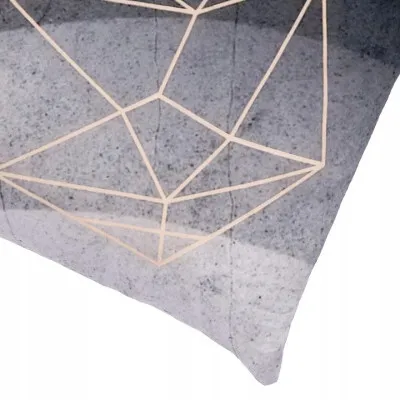 Obliečka na vankúš 40x40 cm Cube sivá