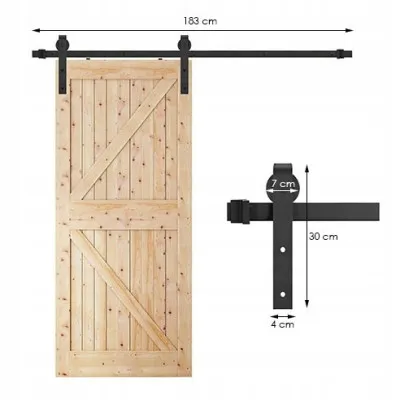 Systém pre posuvné dvere 183 cm Springos HA5000