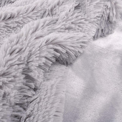 Deka 160x200 cm dvojvrstvová SPRINGOS LOTUS svetlo šedá