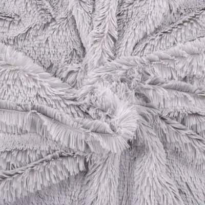 Deka 160x200 cm dvojvrstvová SPRINGOS LOTUS svetlo šedá