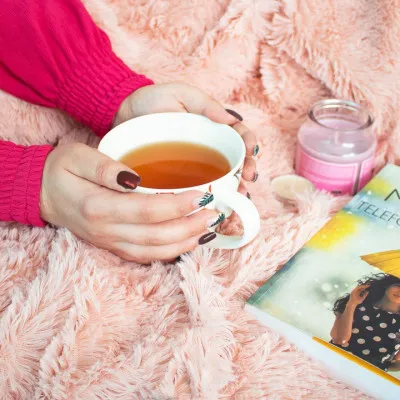 Deka 200x220 cm dvojvrstvová SPRINGOS LOTUS staroružová