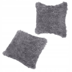 Obliečka na vankúš 40x40 cm SPRINGOS DOWNY tmavo šedá