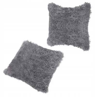 Obliečka na vankúš 40x40 cm SPRINGOS DOWNY tmavo šedá