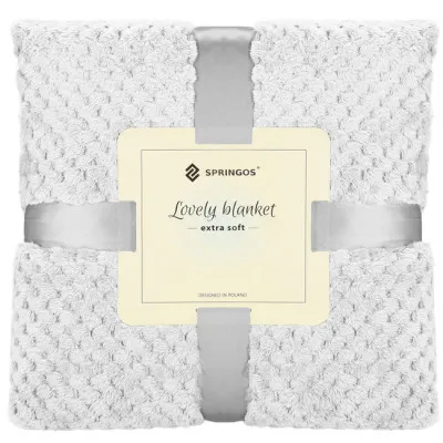 Deka 200x220 cm Springos Vespa svetlo šedá