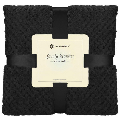 Deka 200x220 cm Springos Vespa čierna