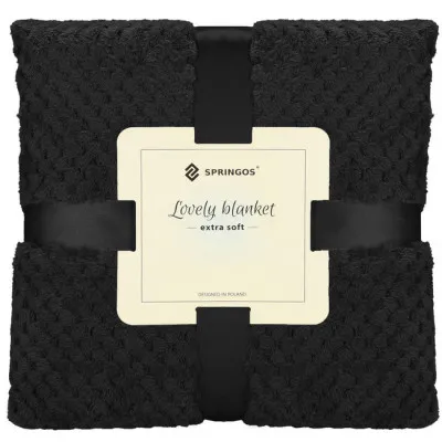 Deka 200x220 cm Springos Vespa čierna