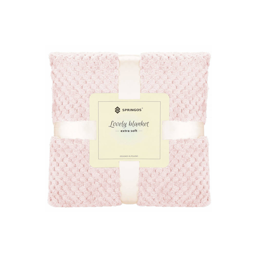 Deka 200x220 cm Springos Vespa svetlo ružová