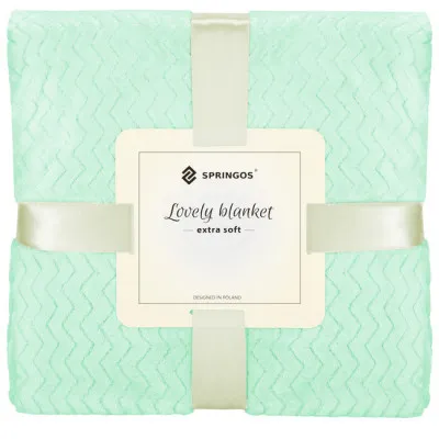 Deka 160x200 cm Springos Splendit zelená