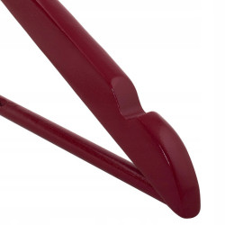 Ramienka na šaty 43cm drevené, vínové, sada 3ks SPRINGOS URBAN